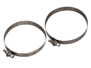 Jeu de sangles de fixation d'échappement en titane. Porsche 911 1984-89 - 93011117500, 93011115900