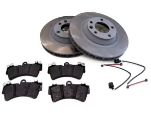 Voorremschijf en -blokken auto's met minimaal 19" wielen Taycan Turbo 9J1 Schijfmaat 415 mm x 40 mm - 9Y0615301AF, 9Y0615302AF, 9Y0698151AQ, 971907637