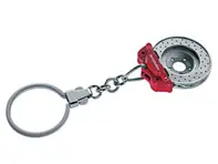 Porsche remschijf sleutelhanger, rood - WAP05030215
