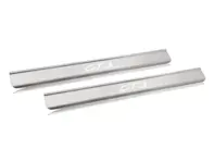 Baguette de seuil de porte avec inscription GT3, acier inoxydable. Porsche 996 GT3 - 99655198401, 99655198491, 996551984GT2, 99655198403