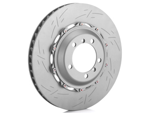 Two piece brake disc rotor, Front. Formula:R. Porsche 997 turbo with PCCB (OE No 99735103137 & 99735103237) - 99735103137, 99735103237, 99735103231, 99735103131