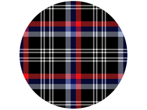 Tessuto tartan in poliviscosa SOLM (Motorsport), ispirazione: auto della divisione BMW 'M'