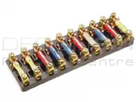 Portafusibili in ceramica a 10 poli. Porsche 911 1987-89 - 91161208602