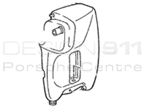 Water reservoir. Porsche 928 1988>> - 92852807501