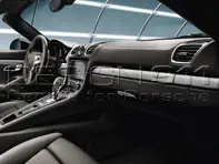 Pack Intérieur en Aluminium Brossé pour les voitures MANUELLES. Porsche 981 Boxster / 981 Cayman - 98104480048, 98104480047