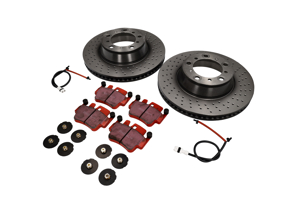 Pack Disques de Frein avec Plaquettes de Frein EBC Sport Porsche 996 Turbo - DP31514C, 99635240X02BRE, 99635240X02, 99661236501, 99635208602, 99635208600