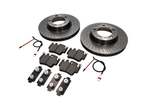 Sports PAGID Street+ Brake Pads and Brake Disc Package Porsche Boxster S - 07B31415, 99635140X01BRE, 99635140X01, 99635108802, 99661236501