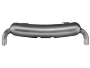 Abgasendschalldämpfer / Endschalldämpfer Heckbox SSI. Porsche 911 CS 83-89 - 1620611700, 92.512SSI, 92512SSI, 91111103100, 93011102200, 93011104300 - 1620611700