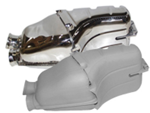 Auspuff Endschalldämpfer / Schalldämpfer Heckbox Sport. Mit TÜV/EWG-Zulassung Porsche 964 C2/C4 - 92.270S, 92270S, 92.280S, 92.280S, 1620607300, 1620600900, 96411104604, 96411104605, 9641110460, 96422092280S, 96422092270S - 1620607300, 1620600900