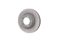 Bremsscheibenrotor Hinten, gebohrter Monoblock, 330x28mm. Porsche 996 / 997 / 991 (OE Nr. 99635240502 und 99635240602) - 99635240501, 99635240502, 99635240601, 99635240602 - PRL31124, PRR31224