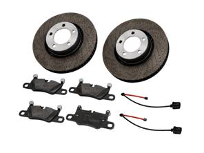 REAR Brake Disc and Pad Package. Porsche 718 Boxster GTS 4.0ltr - 98135240300, 98135240400