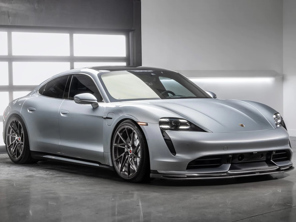 Kit spoiler et diffuseur en fibre de carbone. Porsche Taycan turbo / turbo S
