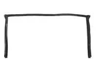 Frontscheiben-Überrollbügeldichtung Targa / Cabrio. Porsche 911 1967-85 - 91156509047 - URO-004142, 1685900700