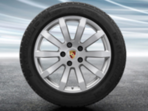 19' Cayenne S Alufelgen & Winterreifen Original Porsche - 95804460108, 95804460128, 9Y0044610A, 9Y0044600A