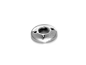 Schalterblende Mutter Chrom. Porsche 356 Pre-A / 356A / 356B T5 - 64462812800, 64461350100, 64461350101, 64461350200 - 64462812800