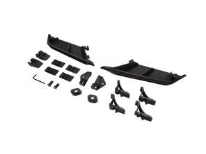 Kit adaptador para adaptar el alerón delantero 991.1 al 718 Boxster / Cayman - 982807110AOK1, 982807110OK1 - 982_ADK+VENT