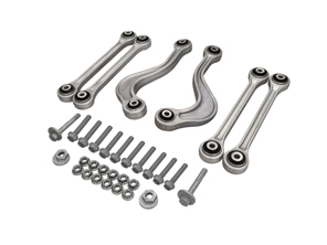 Set di bracci di controllo della traversa posteriore superiore esterna e centrale. Porsche 970 Panamera 2010-16 - 97033104300, 97033104700, 99733121702, 99633121702, WHT007492, 97033121900, 99907285101, 99908444501