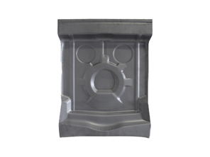 Reparatiegedeelte voor de bodemplaat van de voorste kofferbak. Porsche 914 - 91450193711, 91450193811 - PP337B, P337B