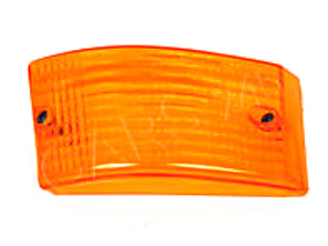 Verre de clignotant avant, couleur ambre. Porsche 924 / 944 / 944S - 477953161, 477953162
