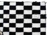 Stof Porsche Classic PASCHA ZWART-WIT - P9111330