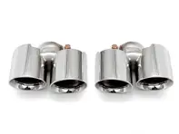 Escape Deluxe Quad-Style Tail Pipe cromo pulido. Porsche 997.1 Carrera S - 99711135101, 99711135102, 99711135103, 99711135104, 99711198102, 99711198103, 99711135201, 99711135202, 99711135203, 99711135204, 99711198202, 99711198203