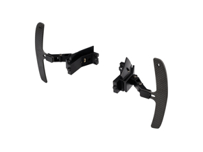 Jeu de palettes de changement de vitesse magnétiques PDK en fibre de carbone pour volant Sport Design. Porsche 992 / 971.2 Panamera / 95B Macan - 992998540A, 992998540A0S8, 992998540B, 992998540B0S8, 992998540C, 992998540AC0S8