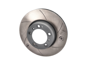 Gegroefde remschijfrotor RECHTS, Voor. Porsche 986 / 987 / 987C / 996 / 997 - 99635140501, 99635140601