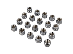 Wielmoer (open uiteinde) Kogelzitting R14 (verchroomd) passend op diverse Porsche modellen - N0201121 - LS02, 01214