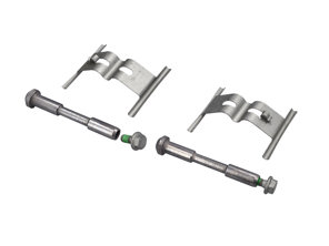 Brake pad pin kit, Front. Porsche 987 Boxster / 987 Cayman / 996 / 997 - 99635195930 - URO-013234, 70949