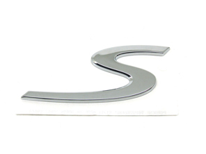 S - Insignia para Porsche 981 Boxster / 718 Boxster - 98155924301