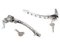 Door handle set, Chrome. Porsche 911 1965-67 - 90153106120 - 1687101110