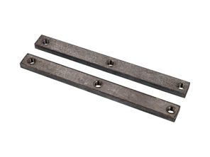 Bumper bracket bar threaded plate set FRONT . Porsche 356 / 356A - 64450513100