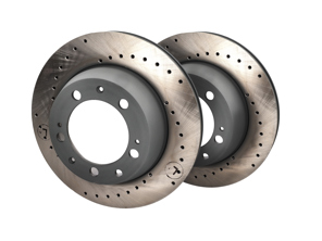 Disco freno posteriore forato (coppia). Porsche 944 Turbo / 928S4 / 928GTS - 95135204101, 95135204103 - 951 352 041 03 rd