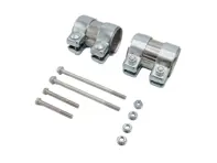Kit di montaggio silenziatore scarico posteriore. Porsche 997 - 99711152000, 90037818301, 90037810501, 90038000501