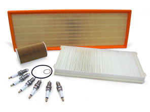Kit di manutenzione di servizio per Porsche 996 Turbo 3.6L olio, filtri aria, candele e altro - 90012310630, 99610722560, 99611013171, 99657221902, 99917019590, 00004400204