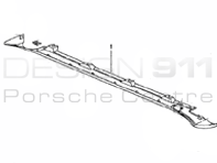 Plastique sous seuil. Porsche 993 Carrera C2S / C4S / 993 Turbo - 9935591250001C, 9935591260001C, 9935591250301C, 9935591260301C