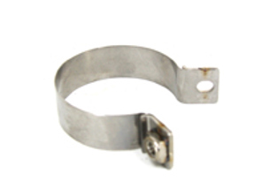 Exhaust silencer clamp. Porsche 981 Boxster / 981C Cayman - 98111128102, 98111128101