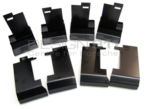 Kit deflettore motore in lamiera 8 parti. Porsche 930 3.3L Turbo - 93010602301, 93010622201, 93010622101