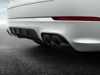 Terminali di scarico sportivi, in nero. Porsche 9YA Cayenne E-Hybrid - 9Y0044200E