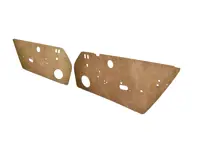 Austausch der Pappe der Innentürverkleidungen. Porsche 911 1974-89 / 964 - 91155503128, 91155503228, 91155503131, 91155503231, 91155503187, 91155503287 - 1689814810, EQ855300, 1689808110