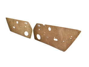 Austausch der Pappe der Innentürverkleidungen. Porsche 911 1974-89 / 964 - 91155503128, 91155503228, 91155503131, 91155503231, 91155503187, 91155503287 - 1689814810, EQ855300, 1689808110