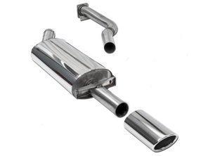 Sport rear silencer for Porsche 944 turbo CARGRAPHIC N-GT - 95111108301, 95111104100