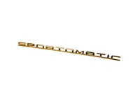 Insignia «SPORTOMATIC» para el capó, dorada. Porsche 911 - 90155930900