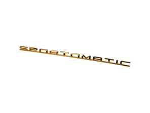 Insignia «SPORTOMATIC» para el capó, dorada. Porsche 911 - 90155930900