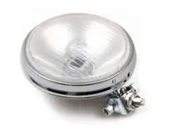 Extra koplamp grootlicht, Chroom. Porsche 911 1965-73 - 91163112100, 90163112101, 91163112110 - LTG11.1.100, LTG11.1.101, LTG111100, LTG111101