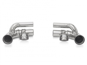 Silenziatore laterale scarico sportivo tubo dritto con valvole Porsche 997 GT3 e GT3 RS