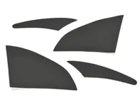 Steinschlagschutzfolie 4er-Set, SCHWARZ. Porsche 964 - PCG55932515