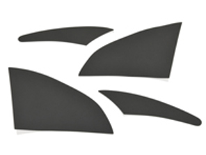Steinschlagschutzfolie 4er-Set, SCHWARZ. Porsche 964 - PCG55932515
