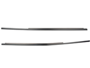 Moulding for door exterior, Black. Porsche 911 Coupe 80-86 - 9115314310070K, 9115314320070K