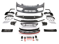 Voorbumperset zonder koplampsproeier. Porsche 718 Cayman GT4 / 718 Boxster Spyder - 982898041J